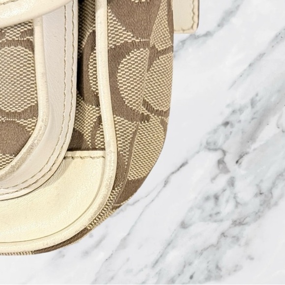 Coach Brown and Cream Crossbody Bag - Picture 3 of 13